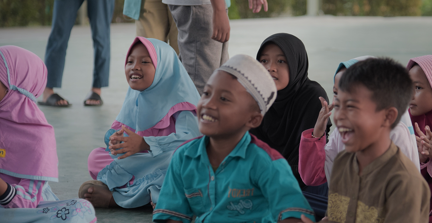 Children smiling